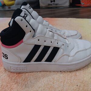 Womans Adida High top sneakers / pink / white / Size 8